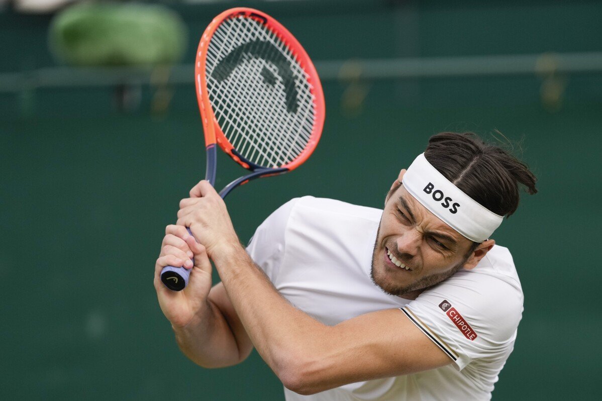 Taylor Fritz diz ao seu oponente de Wimbledon, Arthur Rinderknech, para 'ter um bom voo para casa'